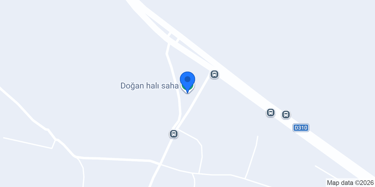 Doğan halı saha konumu