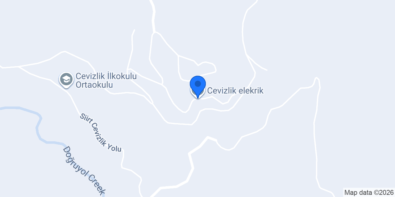 Cevizlik elekrik konumu