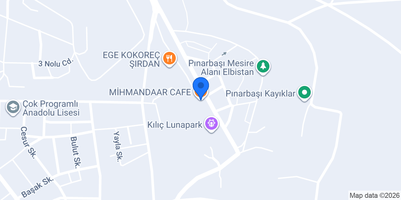 MİHMANDAAR CAFE konumu