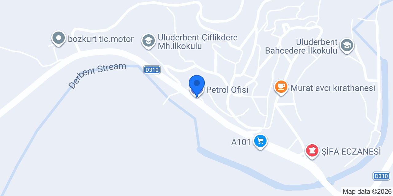 Petrol Ofisi konumu