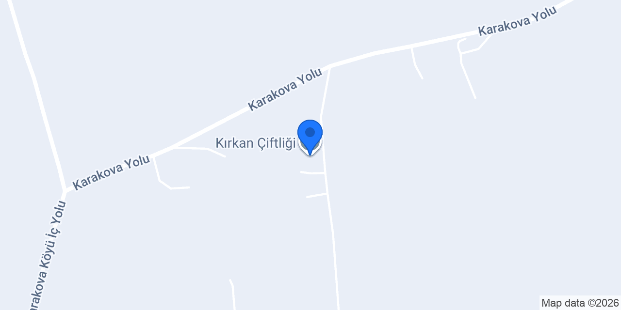 Kırkan Çiftliği konumu