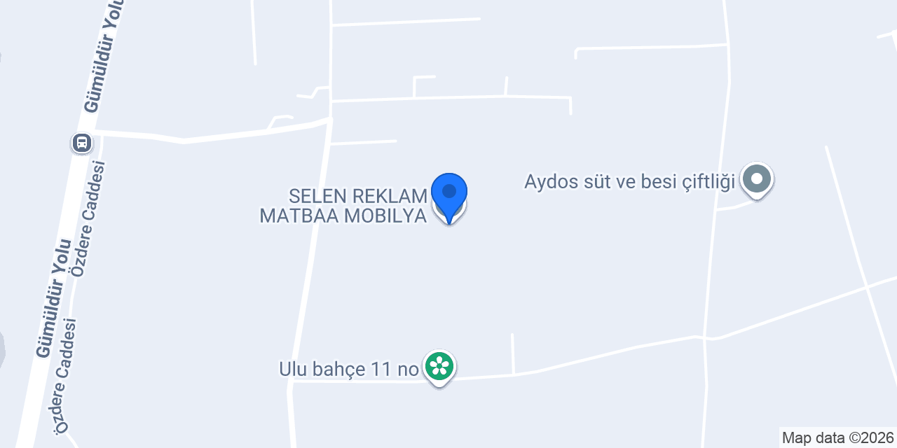 SELEN REKLAM MATBAA MOBILYA konumu