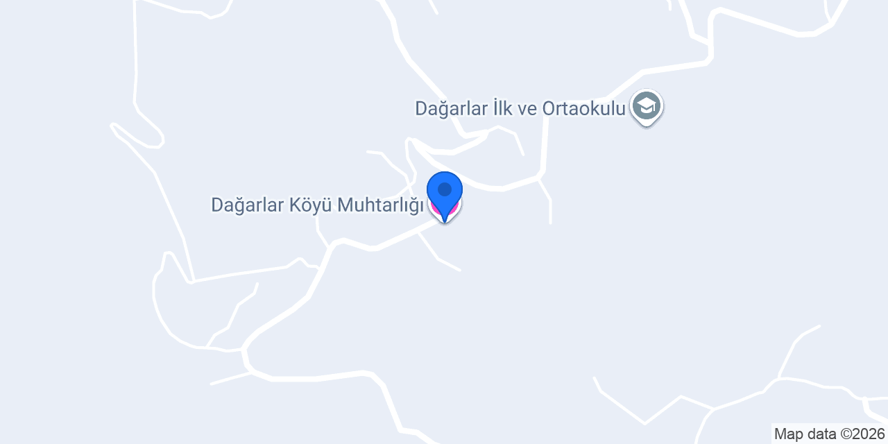 Dağarlar Köyü Muhtarlığı konumu