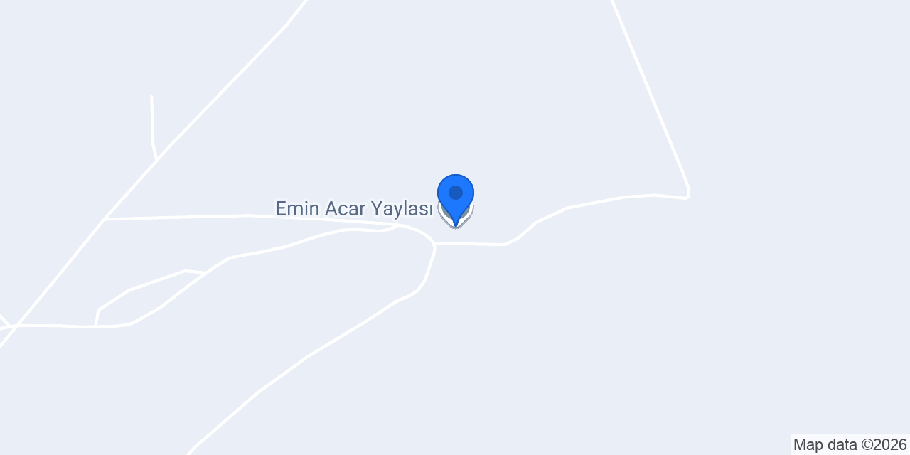 Emin Acar Yaylası konumu
