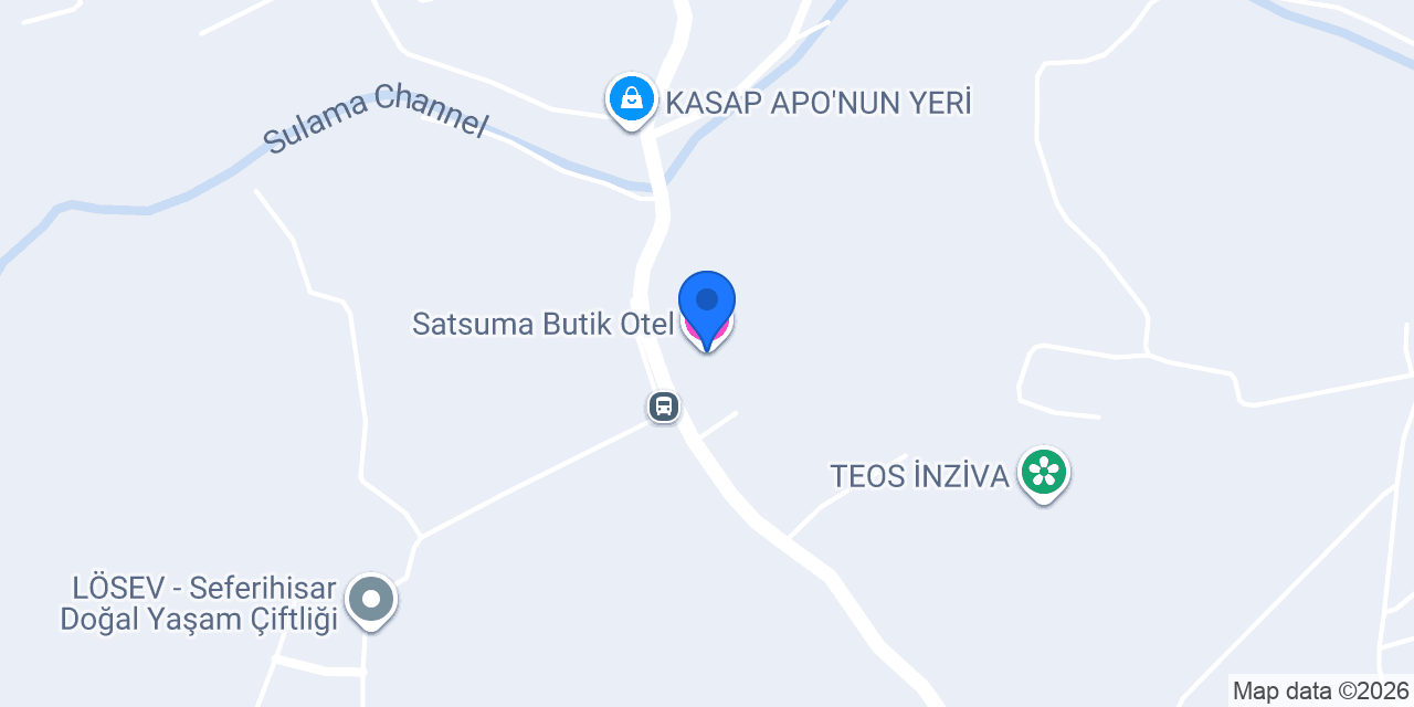 Satsuma Butik Otel konumu