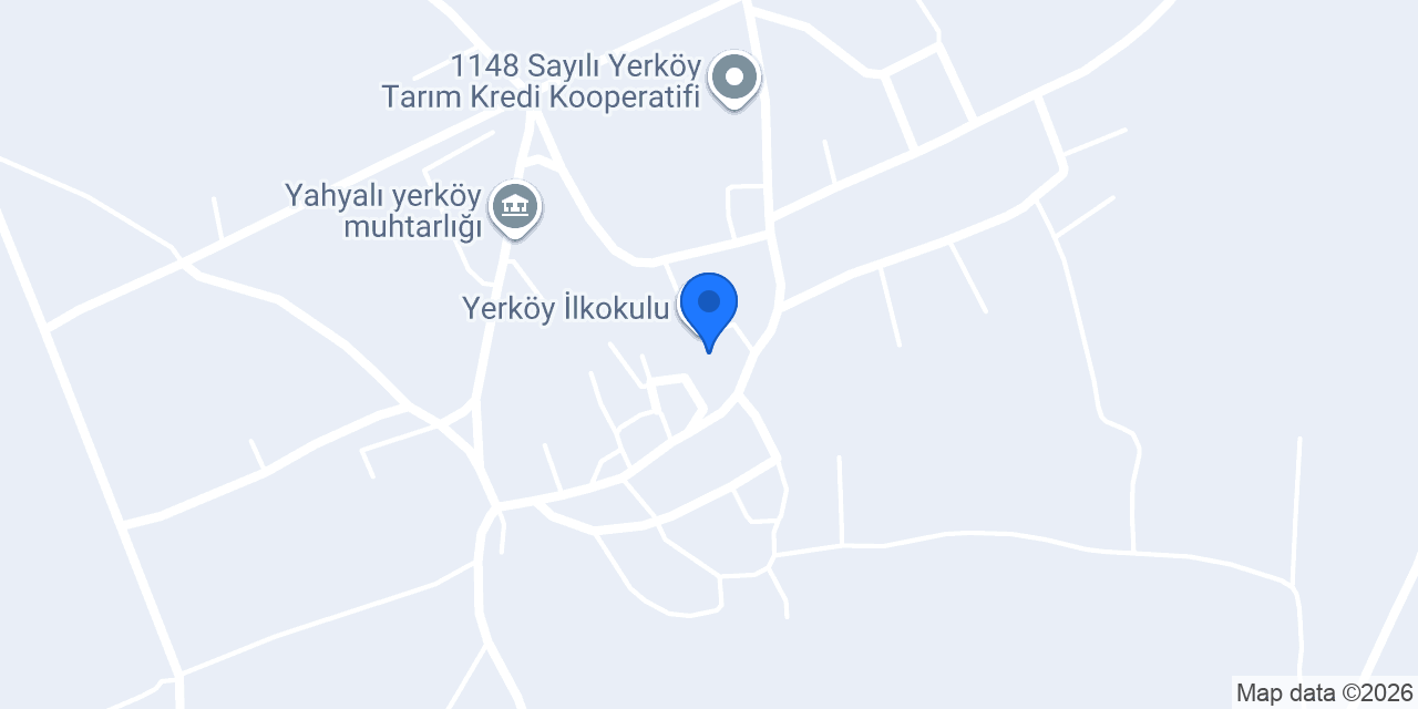 Yerköy İlkokulu konumu