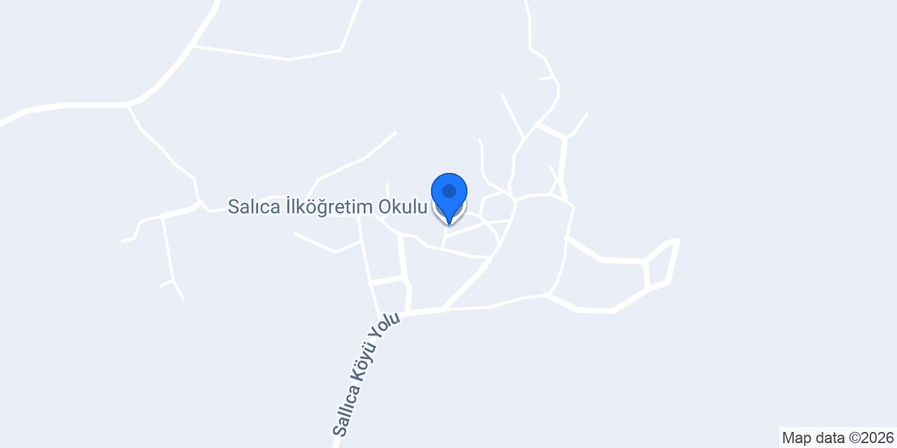 Salıca İlköğretim Okulu konumu