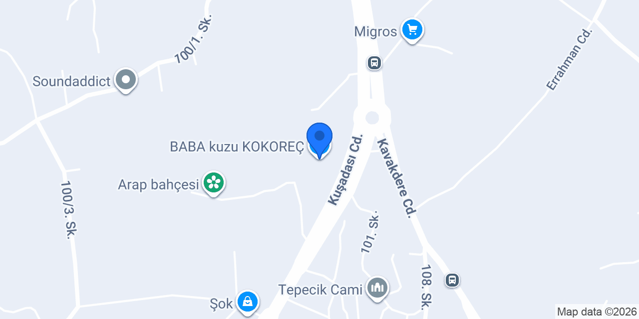 BABA kuzu KOKOREÇ konumu