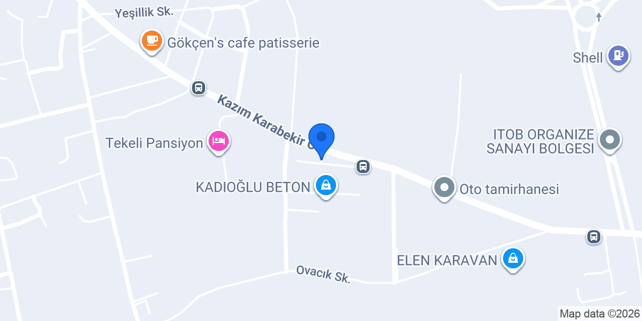 Atabey Toptan İTOB konumu