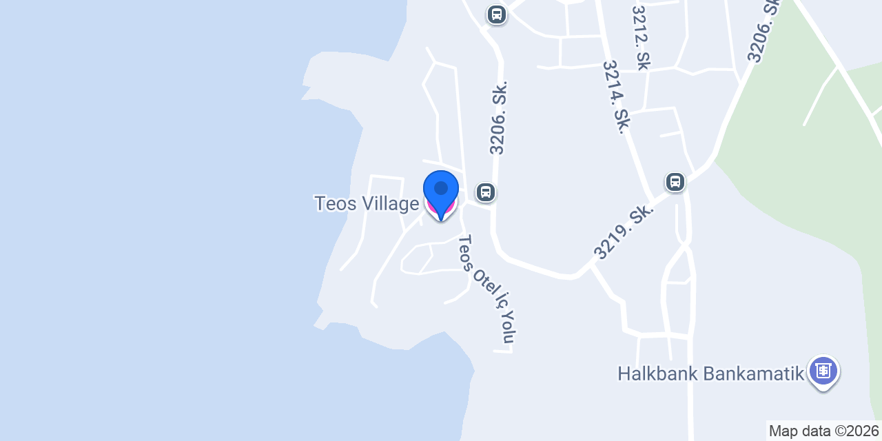 Teos Village konumu