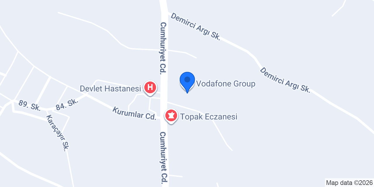 Vodafone Group Plc konumu