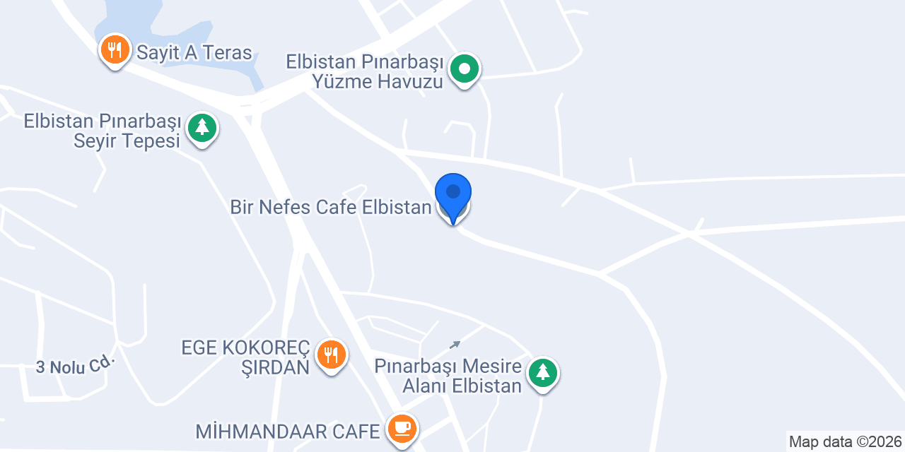 Bir Nefes Cafe Elbistan konumu