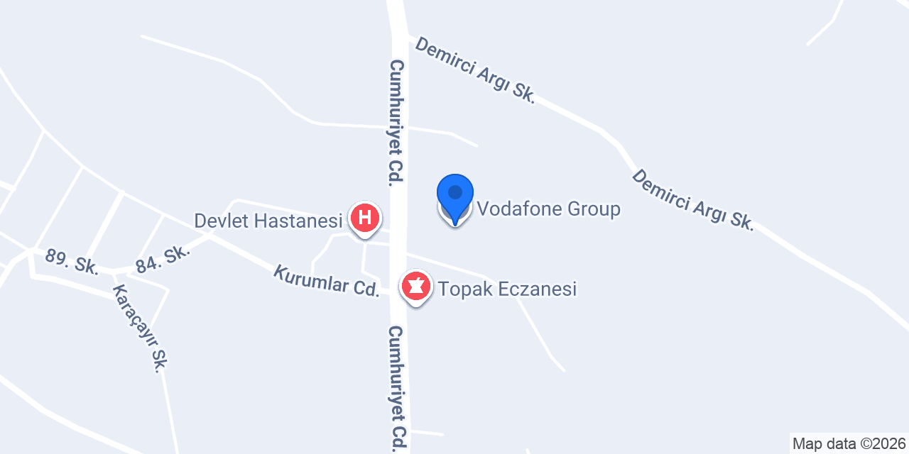 Vodafone Group Plc konumu