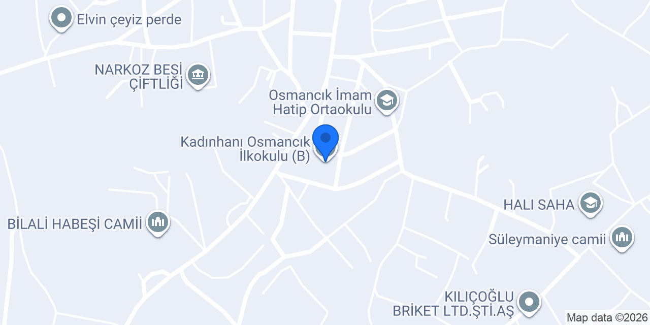 Kadınhanı Osmancık İlkokulu (B) konumu