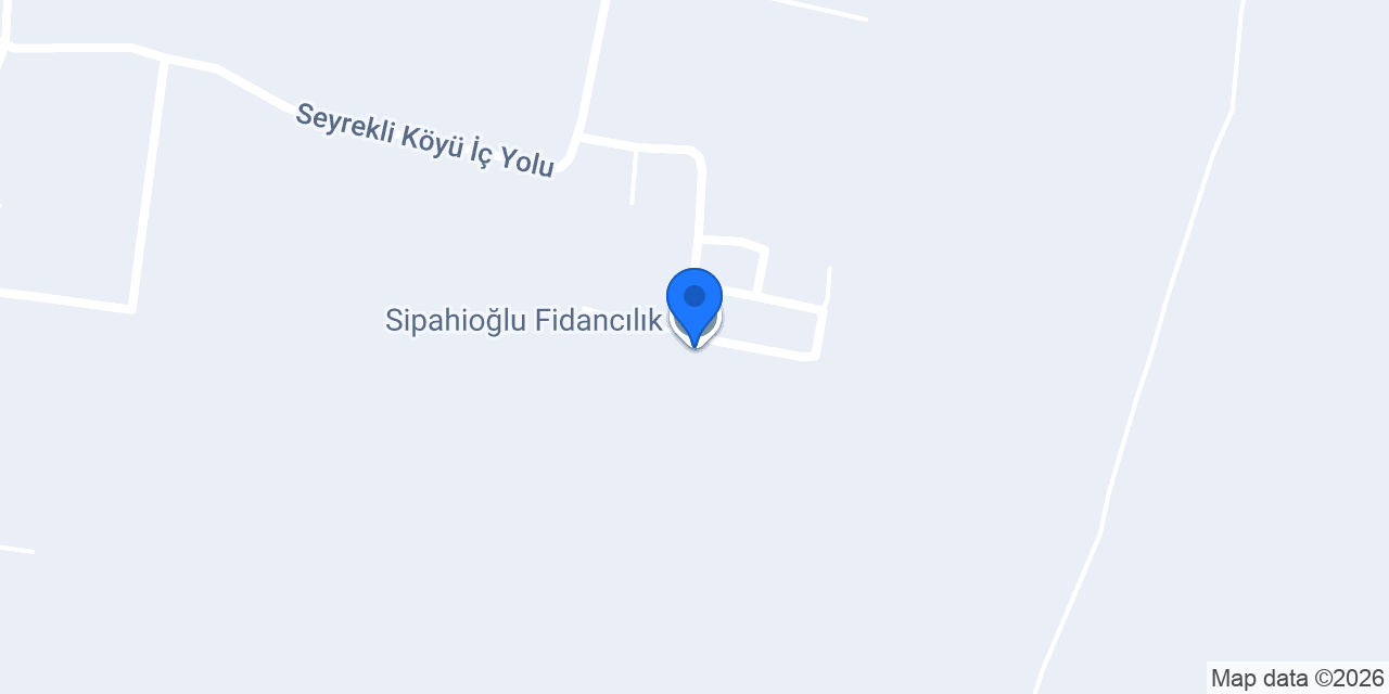 Sipahioğlu Fidancılık konumu
