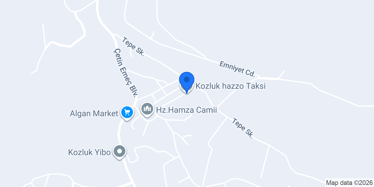 Kozluk hazzo Taksi konumu