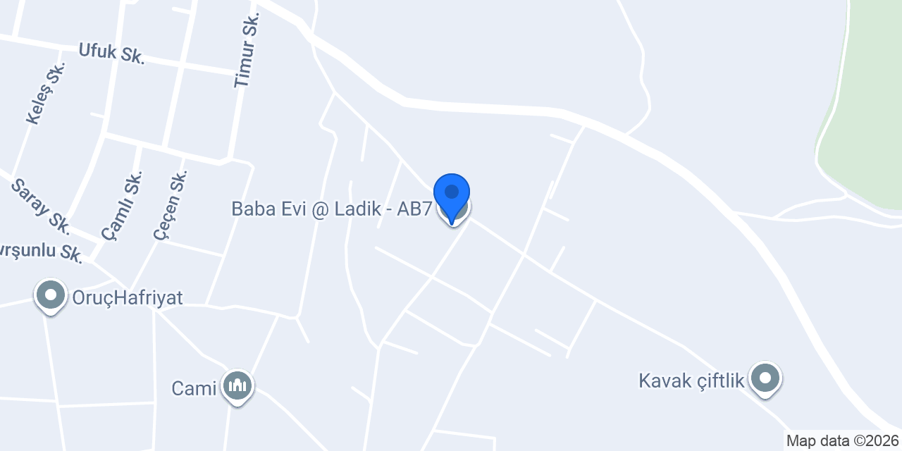 Baba Evi @ Ladik - AB7 konumu