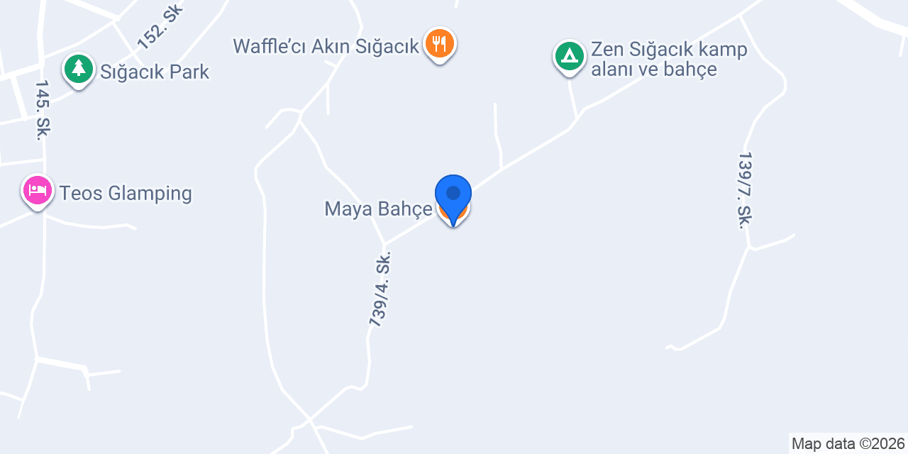 Maya Bahçe konumu