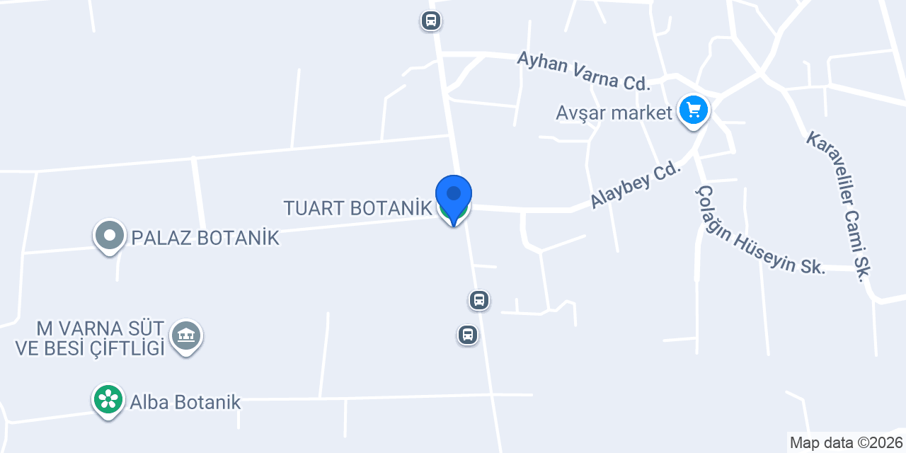 TUART BOTANİK konumu