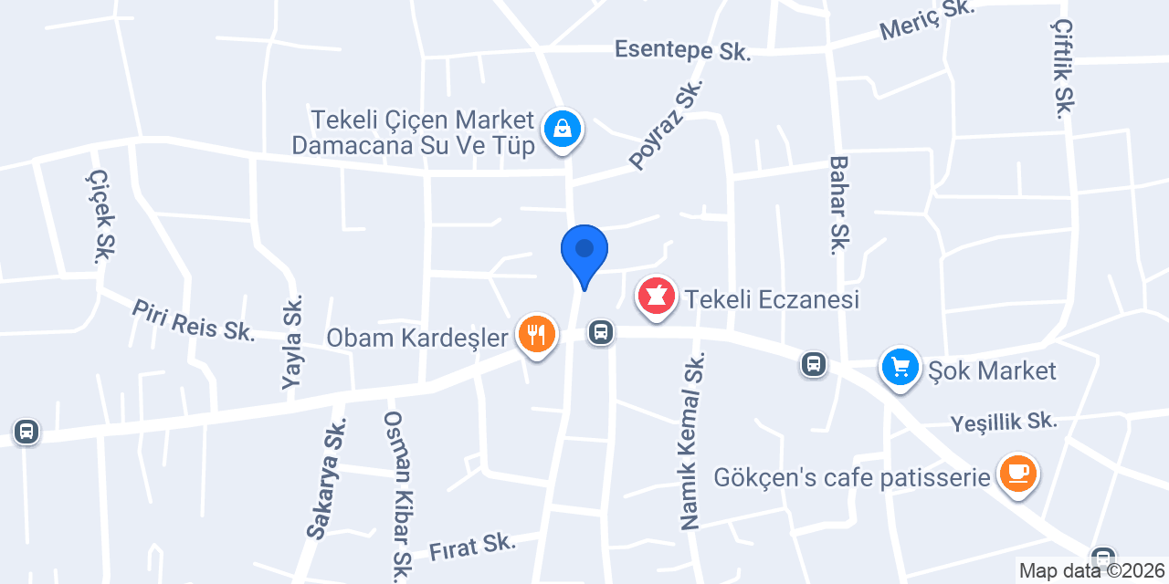Akınsu İnşaat Emlak konumu