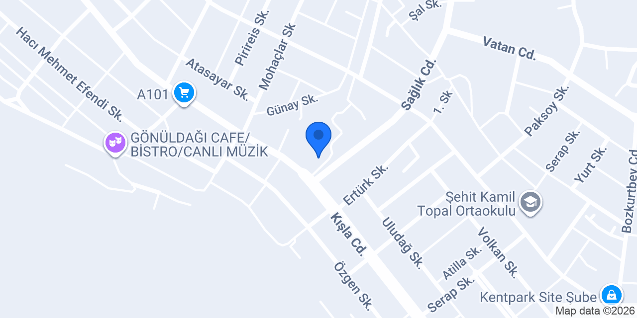 Elbistan İlçe Sağlık Müdürlüğü konumu