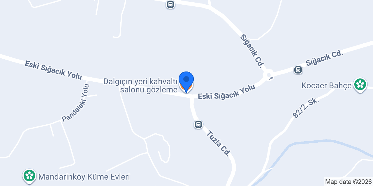 Dalgıçın yeri kahvaltı salonu gözleme konumu