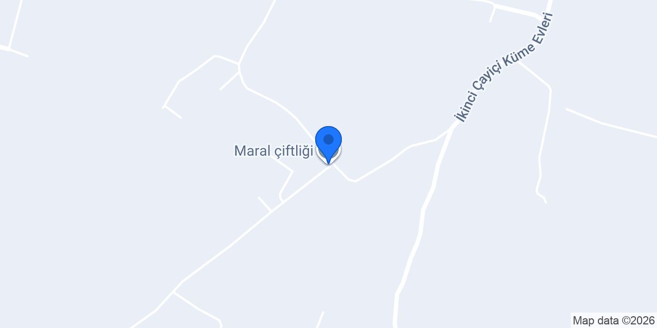 Maral çiftliği konumu