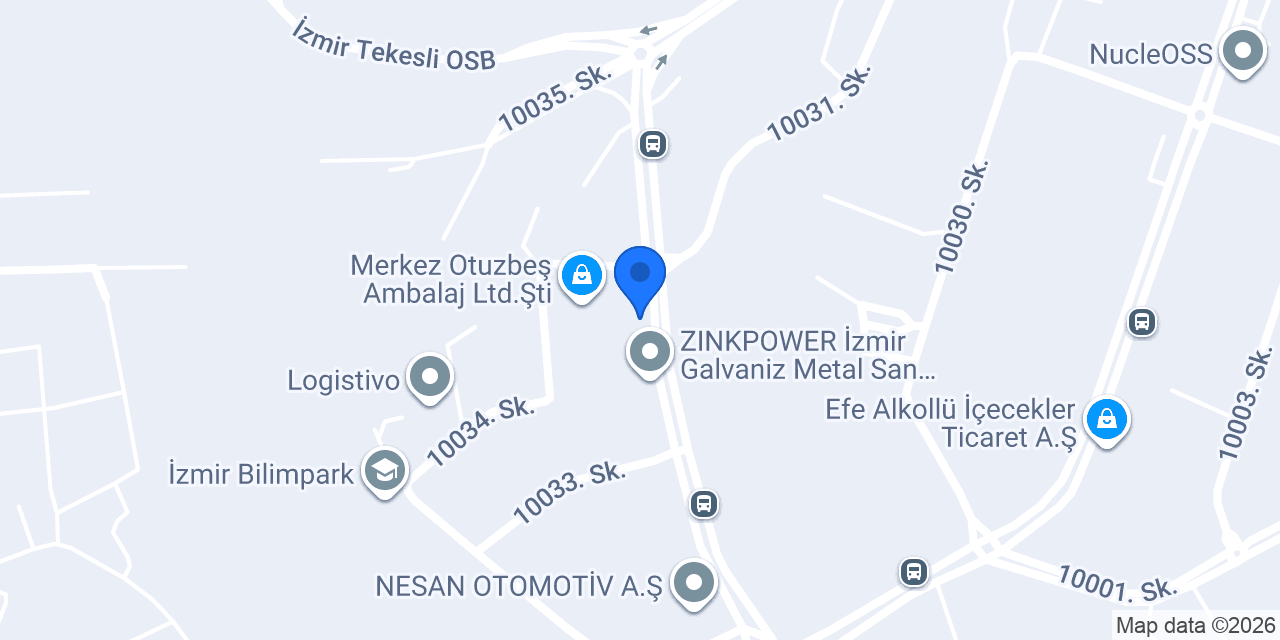 Merkez 35 Ambalaj ltd.şti. konumu