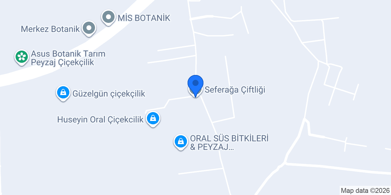 Seferağa Çiftliği konumu