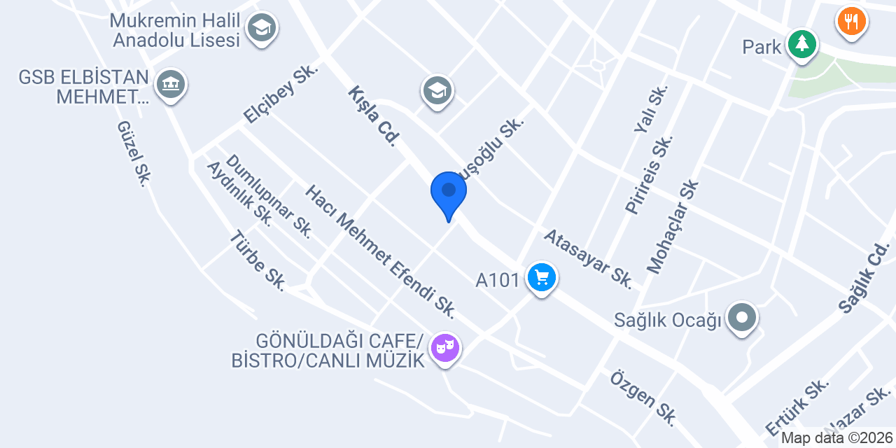 Anadolu Oto Lastik konumu