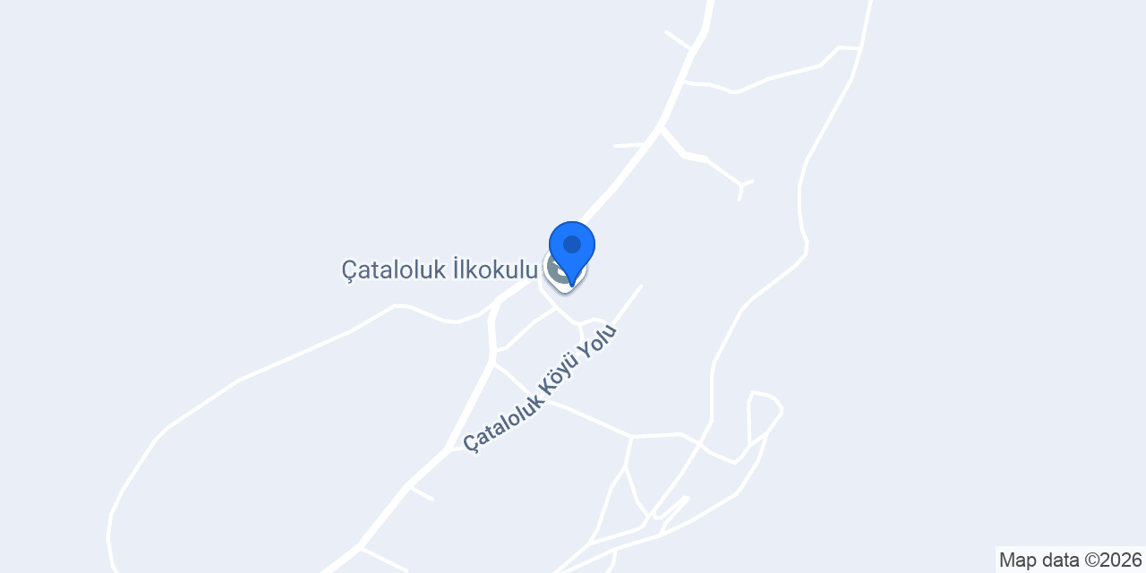 Çataloluk İlkokulu konumu