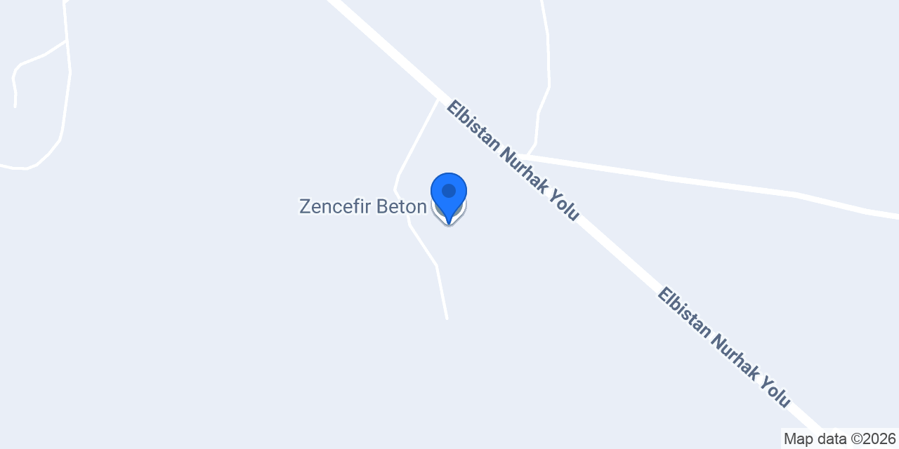Zencefir Beton konumu