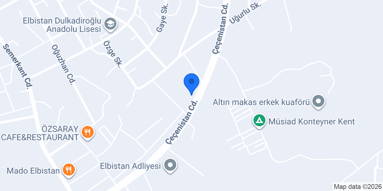 Garanti BBVA Elbistan Şubesi konumu