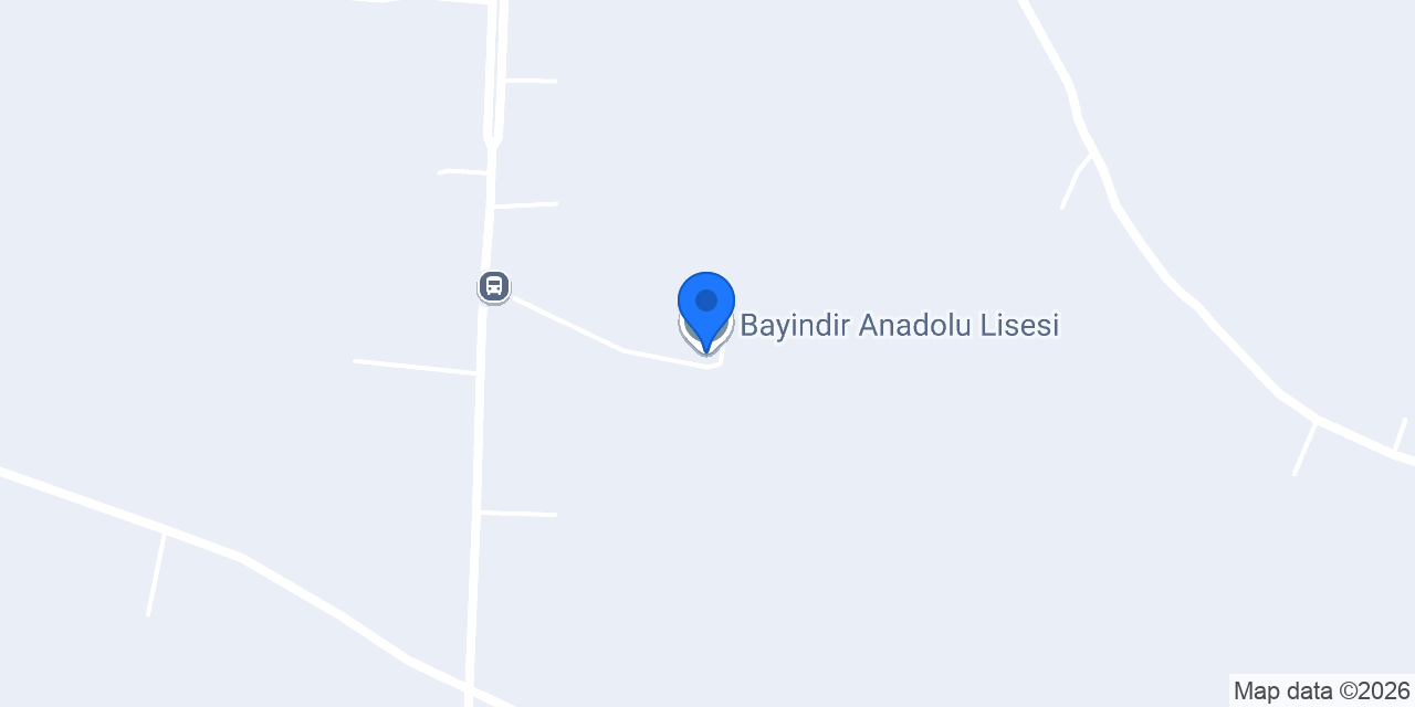 Bayindir Anadolu Lisesi konumu