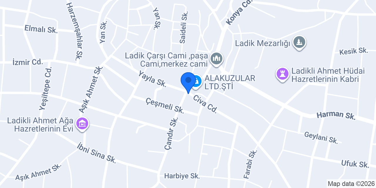 Özhan Sofrası konumu