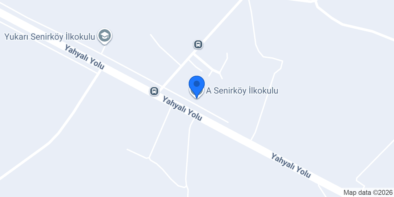 A Senirköy İlkokulu konumu