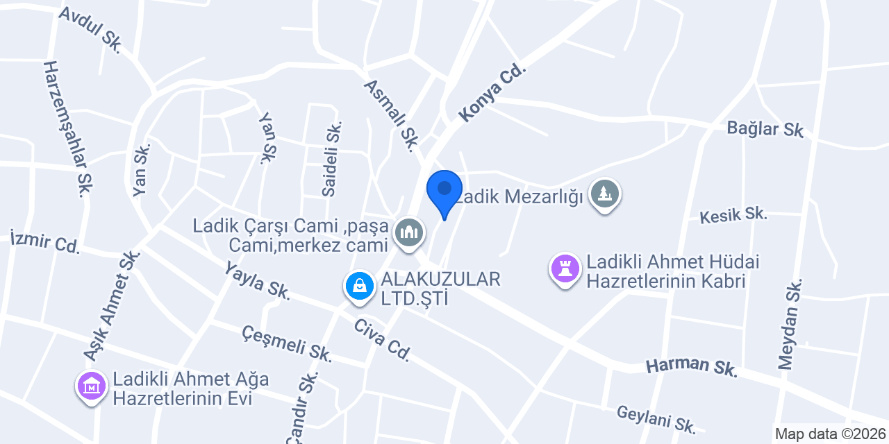 LADİK SEYAHAT konumu