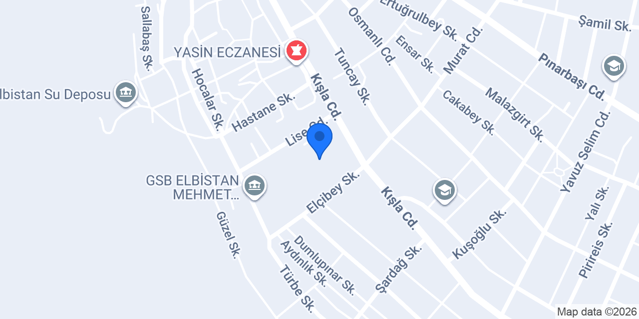 Mukremin Halil Anadolu Lisesi konumu