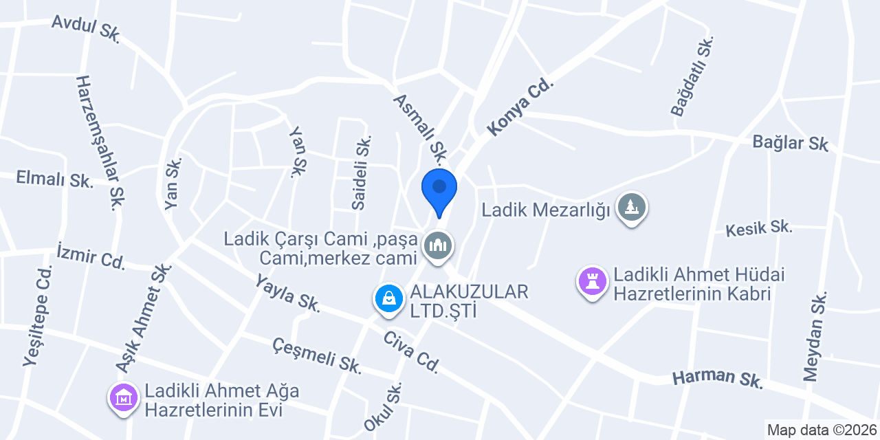 Aşıroğulları Park Çay Bahçesi konumu