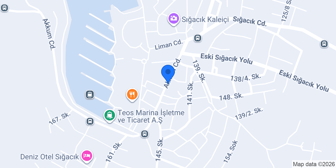 Liman Pansiyon konumu