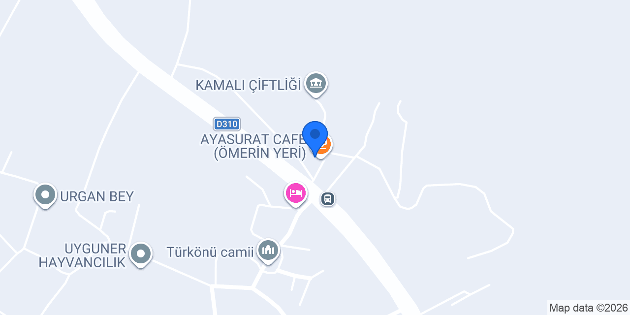AYASURAT CAFE (ÖMERİN YERİ) konumu