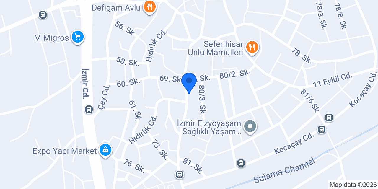 4 No'lu Seferihisar ASM konumu