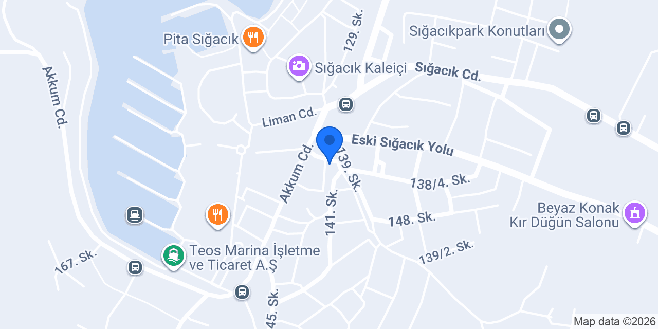HAN Izgara Sığacık konumu
