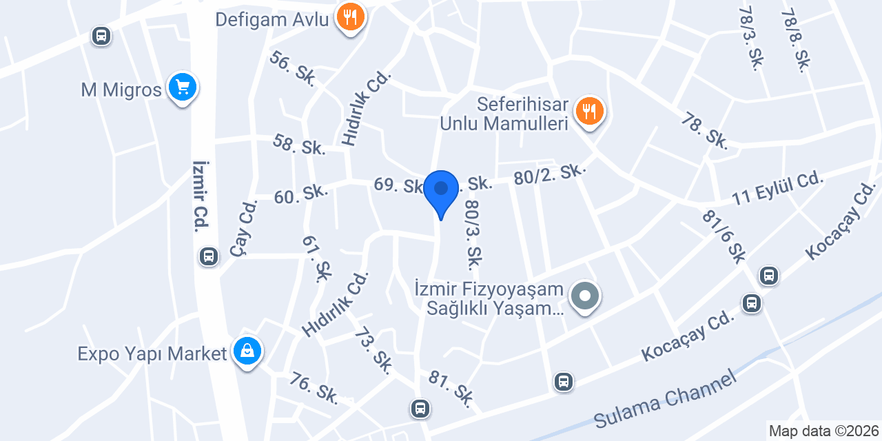 Şahin Eczanesi Seferihisar konumu