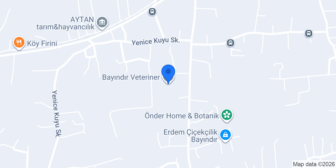 Bayındır Veteriner konumu