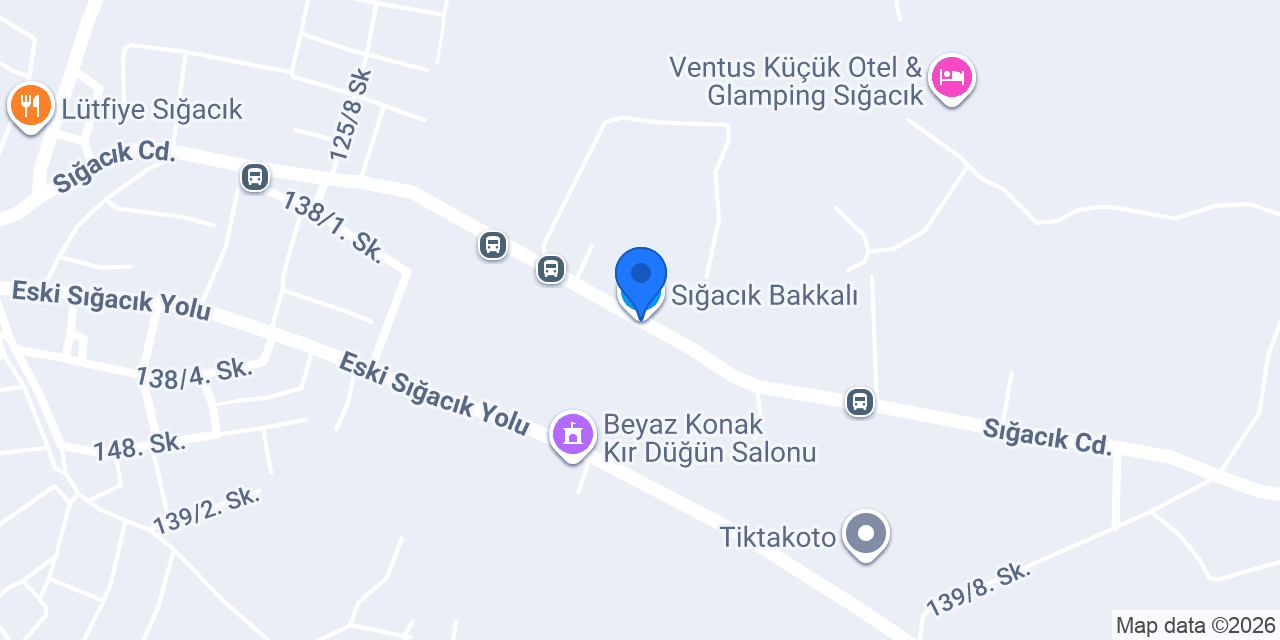 Sığacık Bakkalı konumu