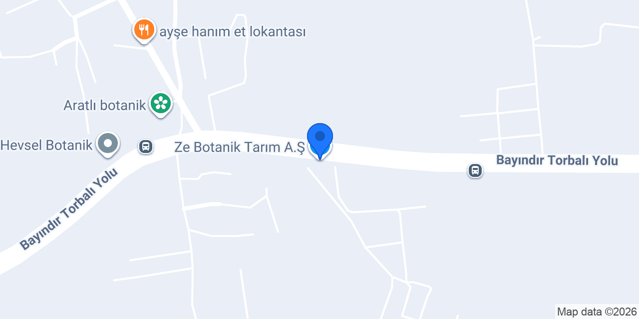 Ze Botanik Tarım A.Ş. konumu