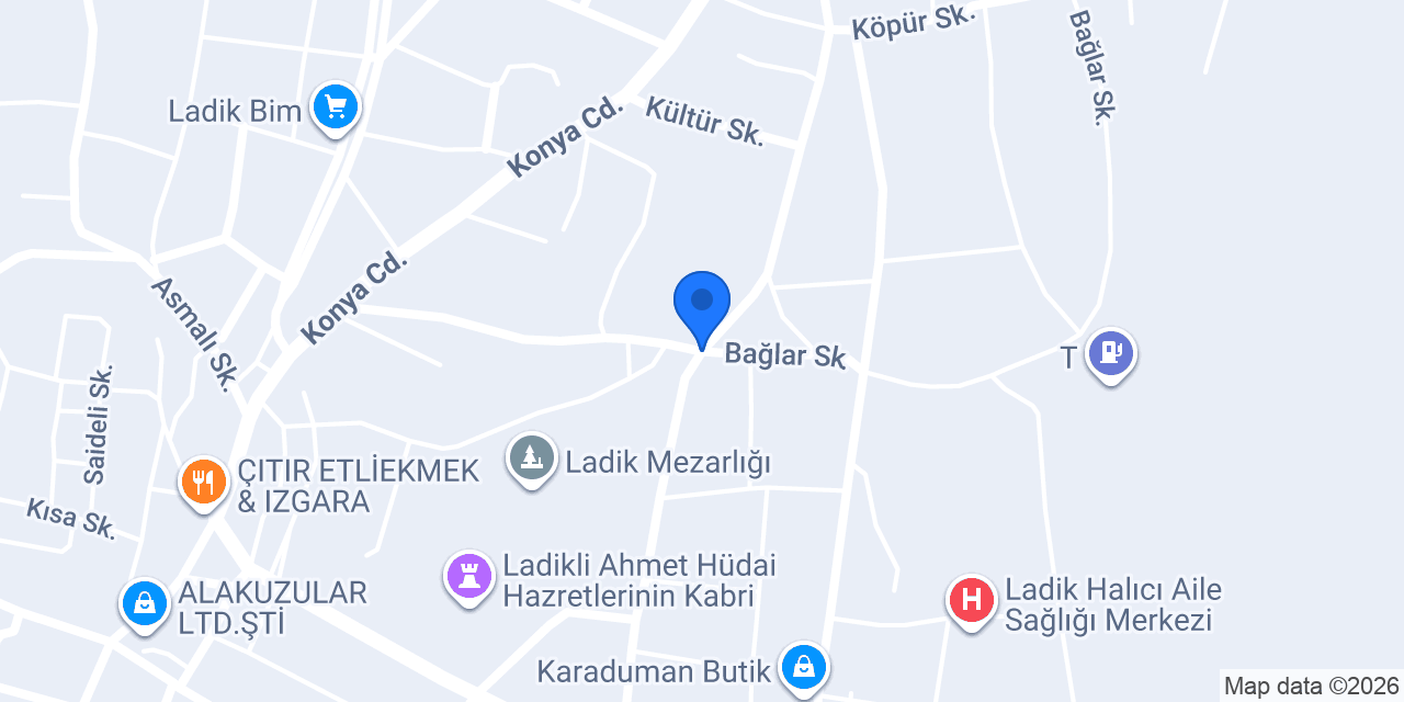 Ladik Elektrik Elektronik konumu