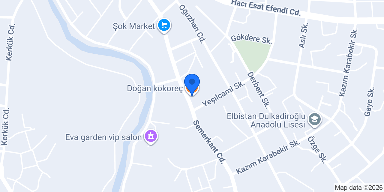 Doğan kokoreç konumu