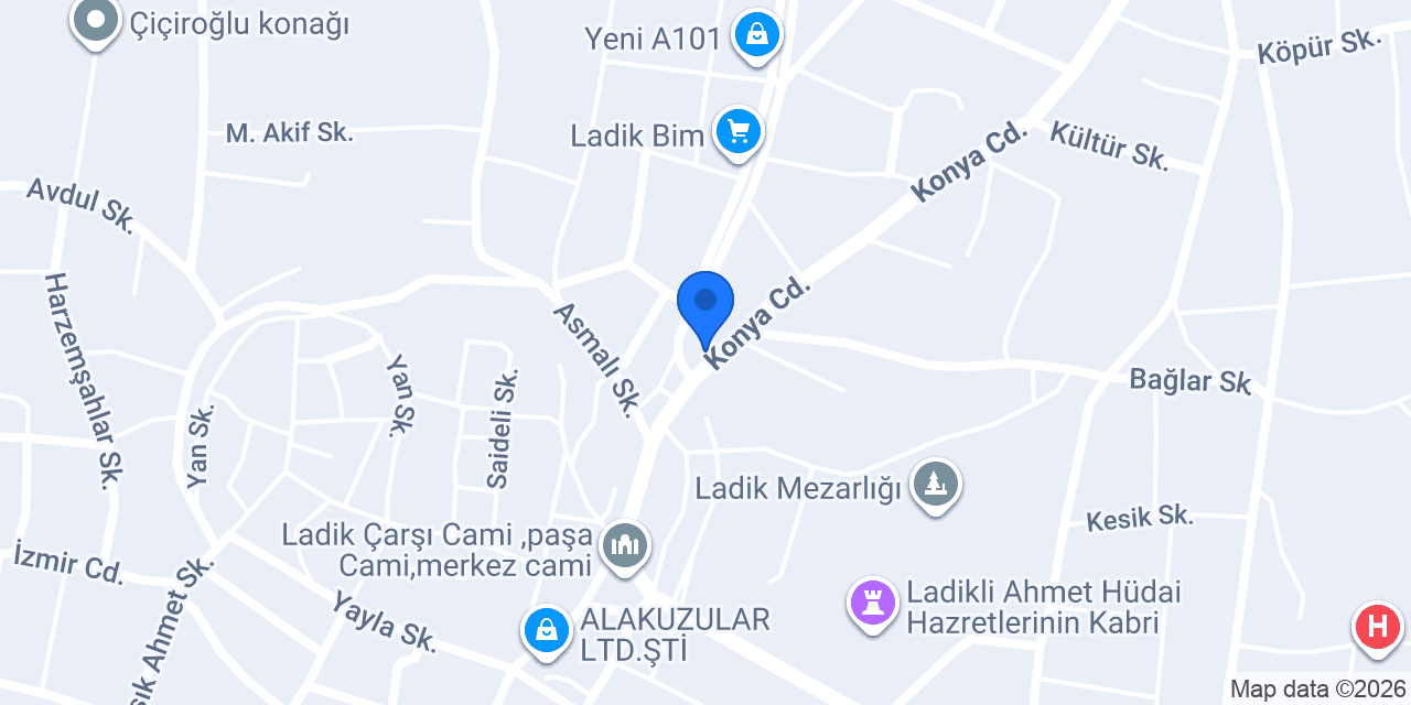 SARAÇLAR TİCARET SUNAR YEM konumu